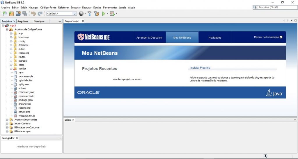 Netbeans - Novo Projeto